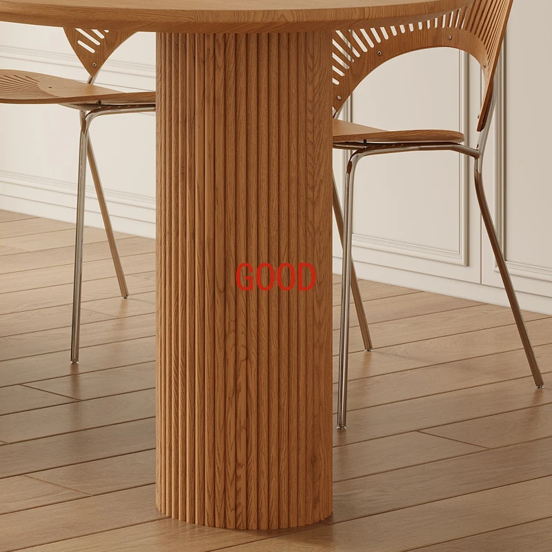 Cream wind rock slab island table retractable high-end finished kitchen guide table