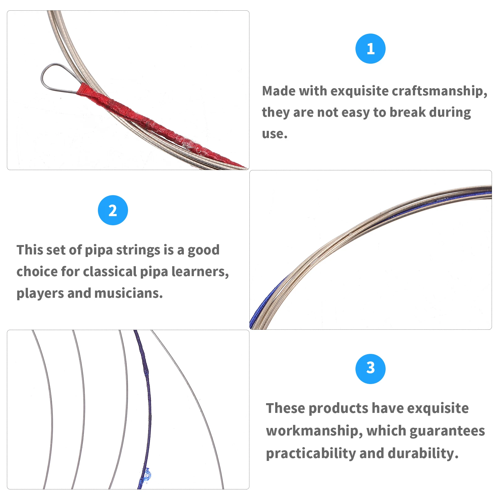 

Pipa Changing Strings Kit Pipa Strings Pipa Accessories Pipa Parts Useful Pipa Strings