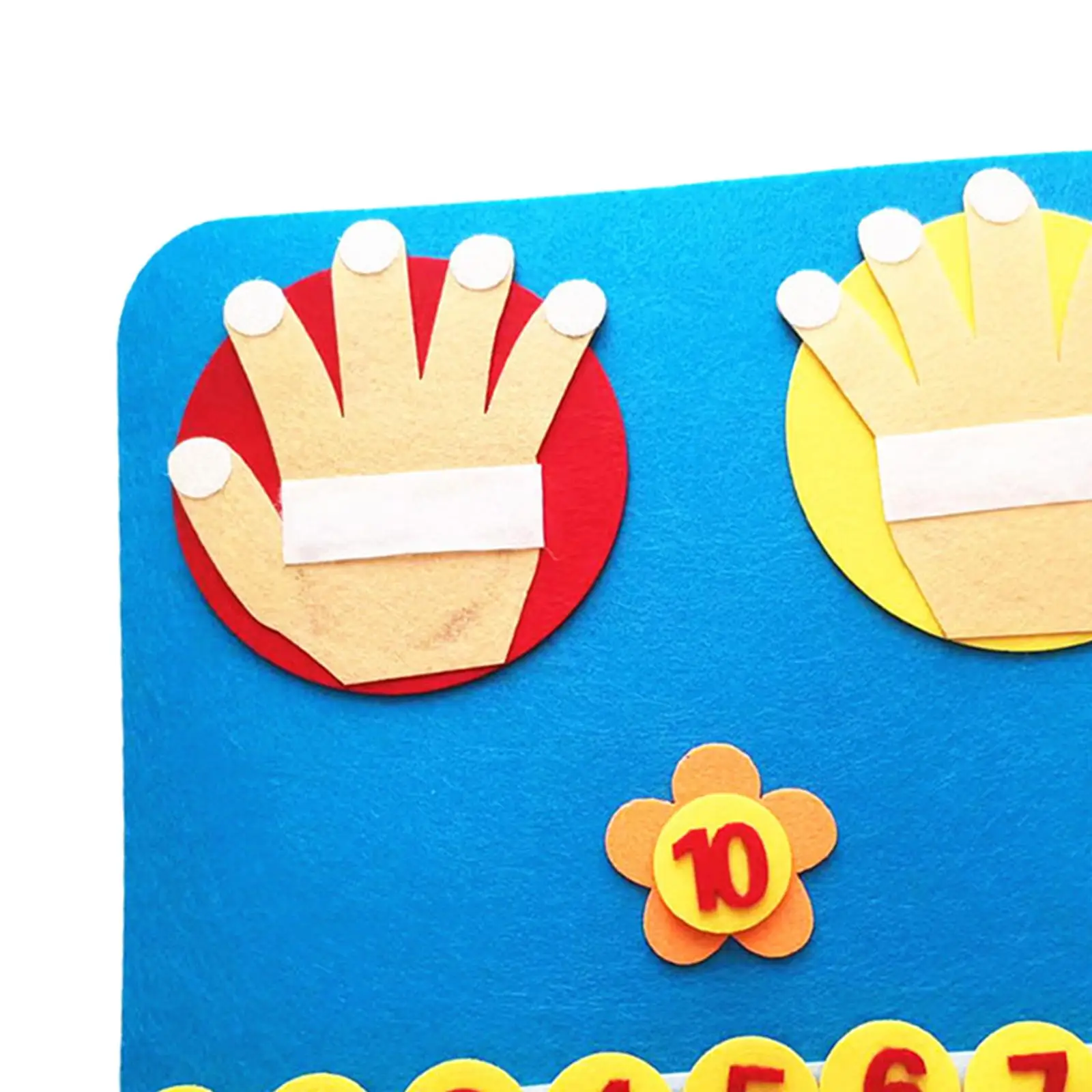 Match Counting Game Early Education Toy Mathematics Learning Felt Board Finger