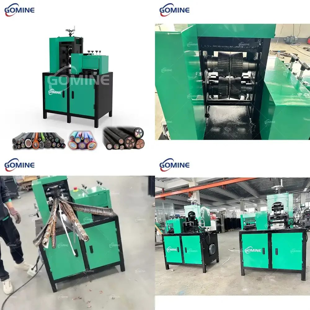 

XLPE Insulated HV Power Cable Peeling Machine AWG Sheath Wire Automatic Copper Cable Stripping Machine