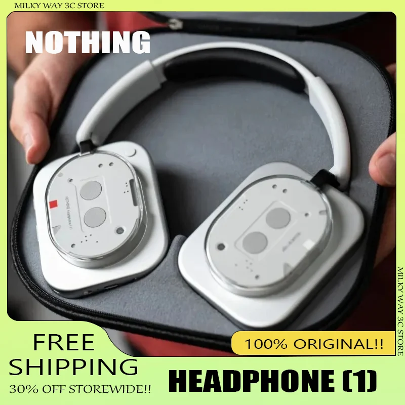 

Беспроводные Bluetooth-наушники Nothing Headphones 1, проводные игровые наушники с активным шумоподавлением, Hi-Fi стереозвук, подарки для геймеров на ПК