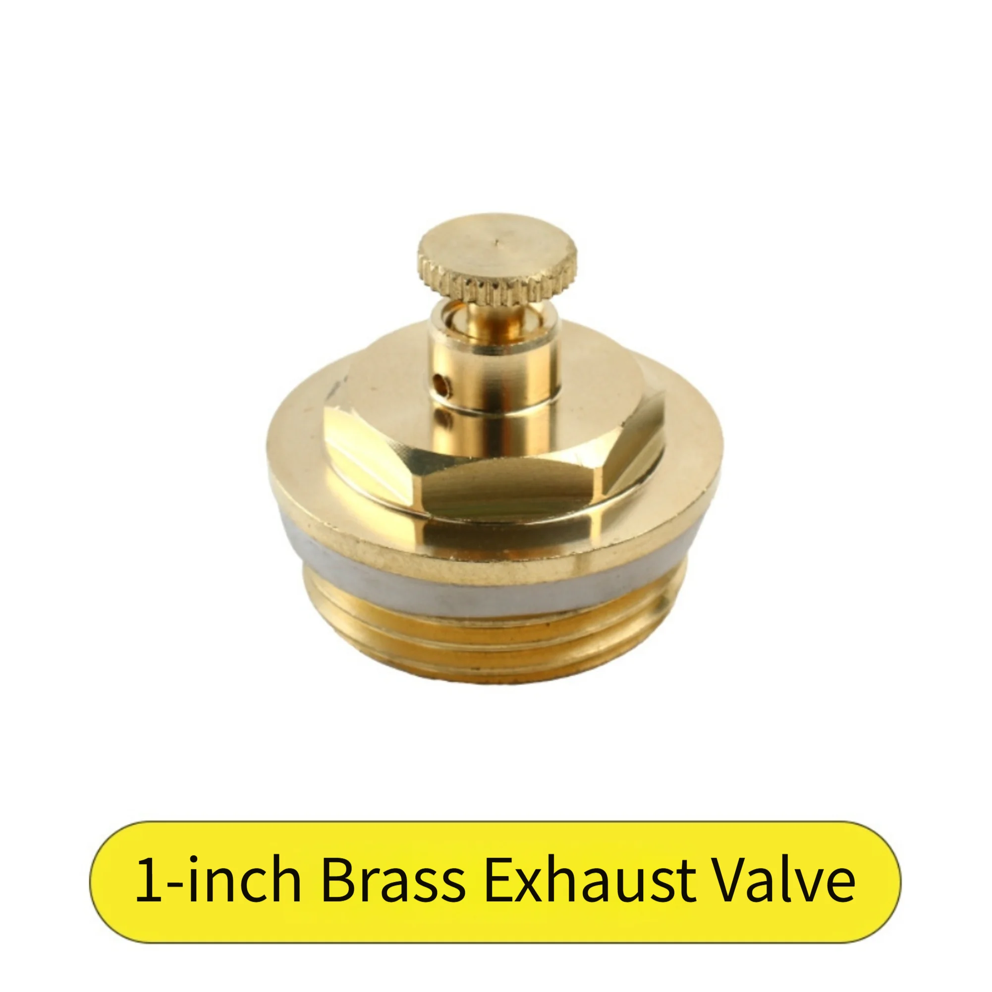 Brass Radiator For exhaust Head Cap for Floor Heating Systems Manual Air Venting to Reduce Noise and Improve Flow