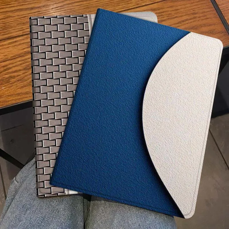 

Silver Brick Wave Pattern Gift For Honor Pad 8 V8 9 GT MagicPad 13 3 2 Tab MatePad Pro Air 12 X 12.6 Foldable Tablet Case