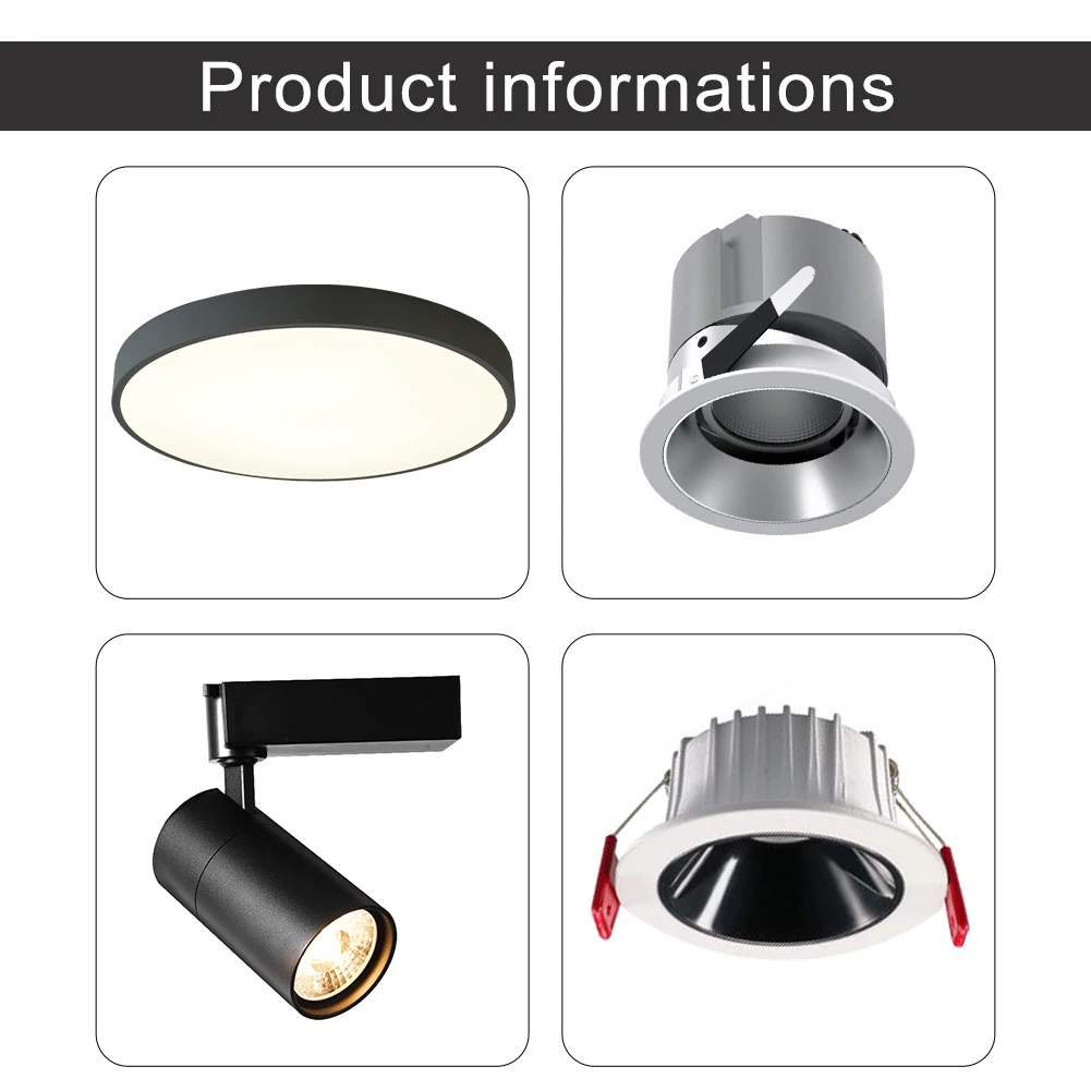 Electronic Transformer LED Driver 36-50W 60HZ 80* 35*23MM Constant Current Ceiling Light External Power Supply
