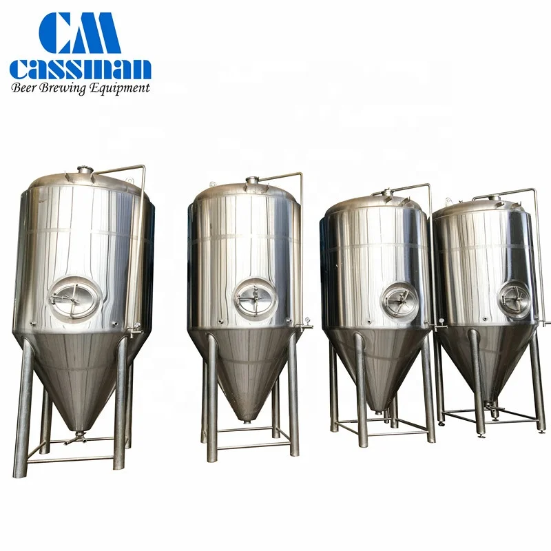 

3T 4T 5T 10T Large Volume Fermentation Tank Craft Beer Brewery Jacketed Conical Fermenter