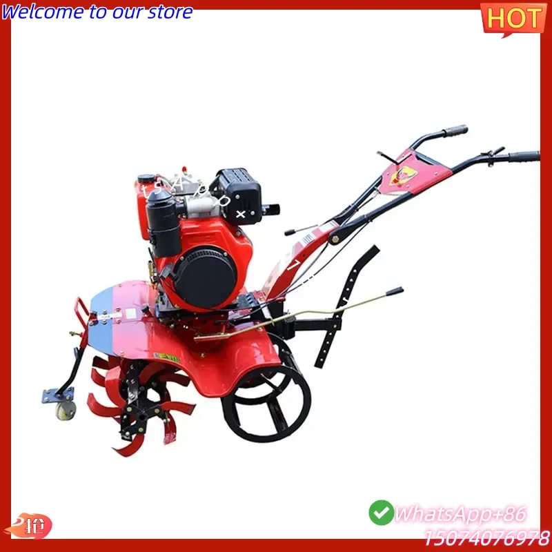 2026 Garden Cultivator Gear Structure Mini Tiller