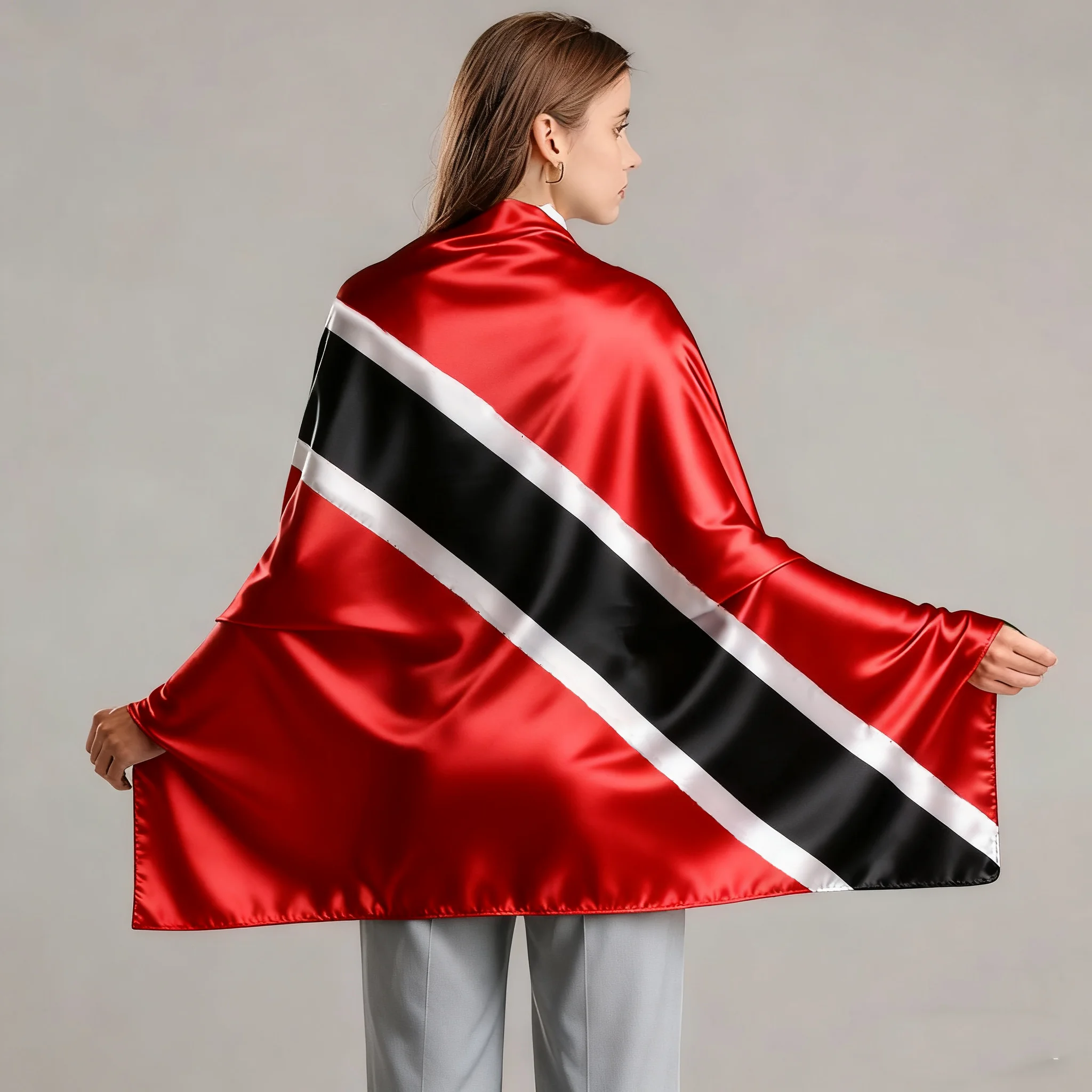 FLAGap 90X150CM Adopted 31 August 1962 Flag of Trinidad and Tobago with 2 buckles