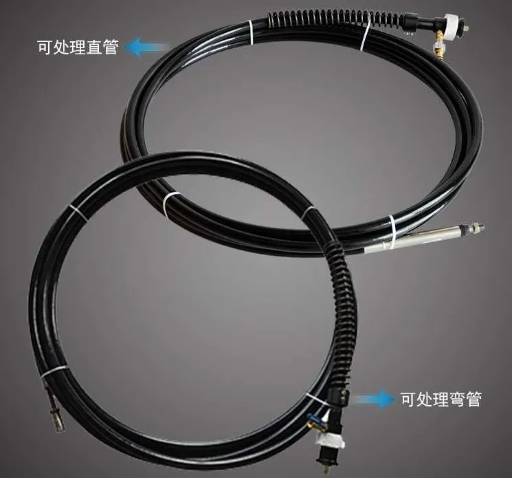 آلة تنظيف أنبوب تنظيف الغلايات الصناعية مع معدات تنظيف مبادل حراري لتدفق المياه