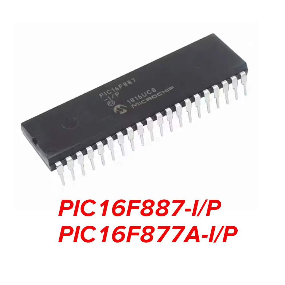 1PCS PIC16F887-I/P PIC16F877A-I/P PIC16F887 PIC16F877A DIP-40