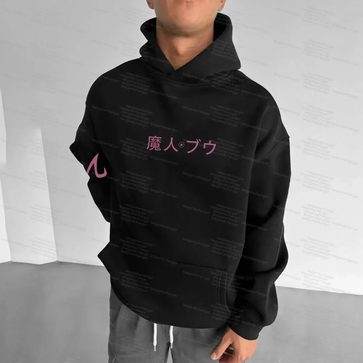 Dragon Ball Trend Explosion Super Goku Kanji Go Anime Hoodie Men Blue Energy Circle Streetwear Fashion Casual Cosplay Sweater