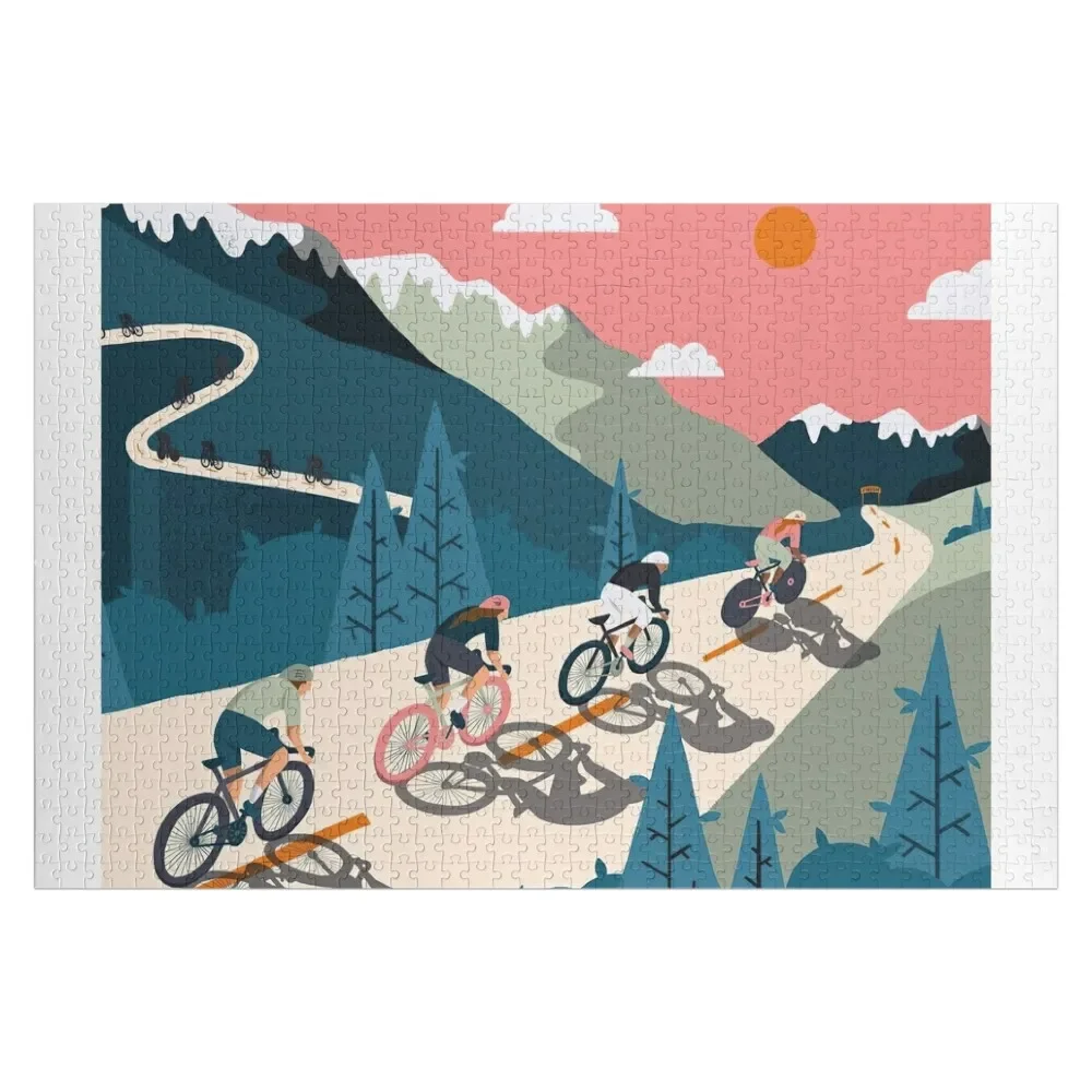 

Cycling Race Vintage Art Jigsaw Puzzle For Children Custom Jigsaw Personalized For Kids Personalize Puzzle