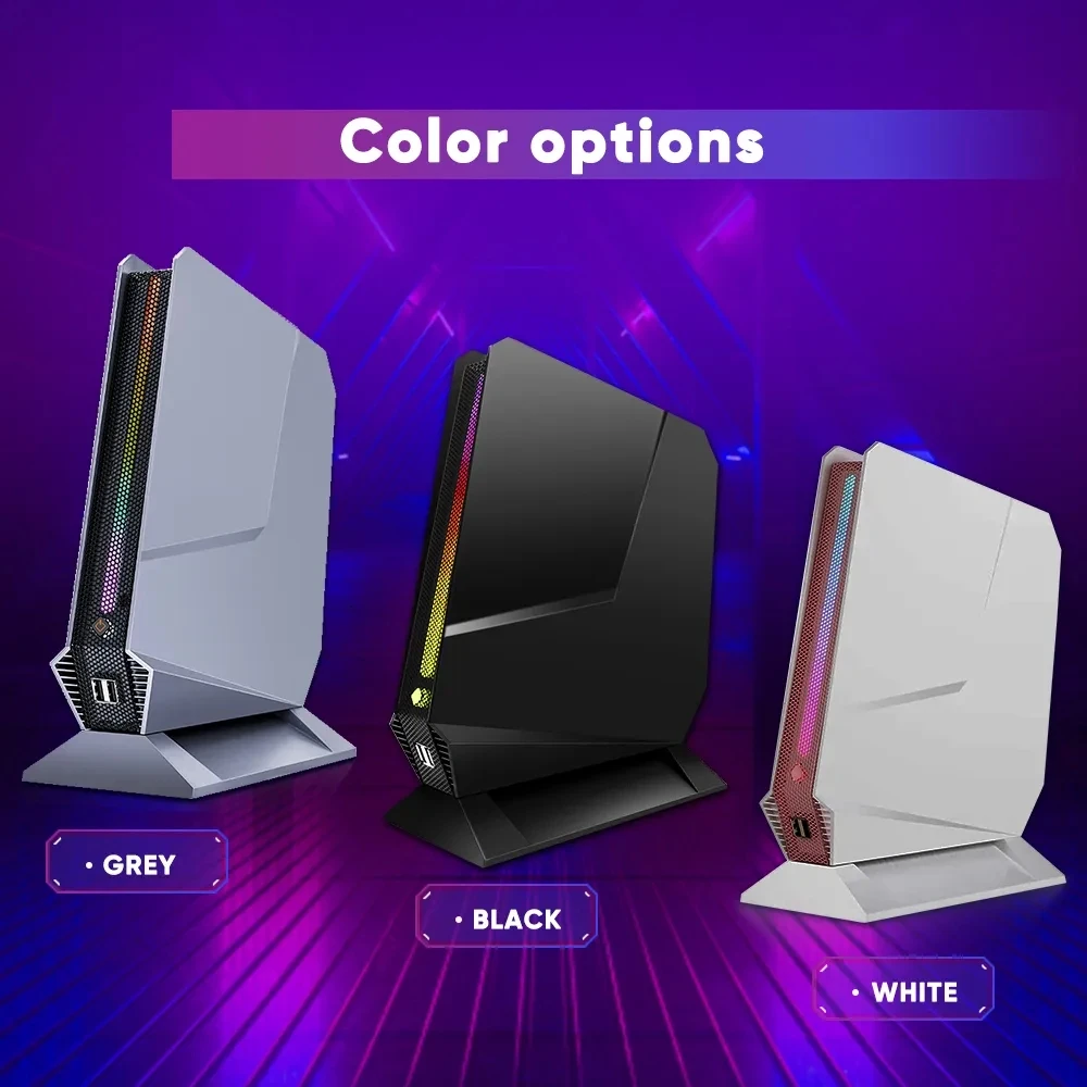 Nieuwe Rgb Mini Computer Gamer Intel I7 13700H I9 12900H Nvidia Rtx 4060 3050 8G 2Xpcie Windows 11 Desktop Gaming Pc Mini Pc Wifi6