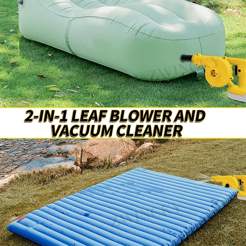 For Makita Dewal 18V Battery Cordless Electric Air Blower Vacuum Cleannig Blower Blowing & Suction Leaf Dust Collector Tool