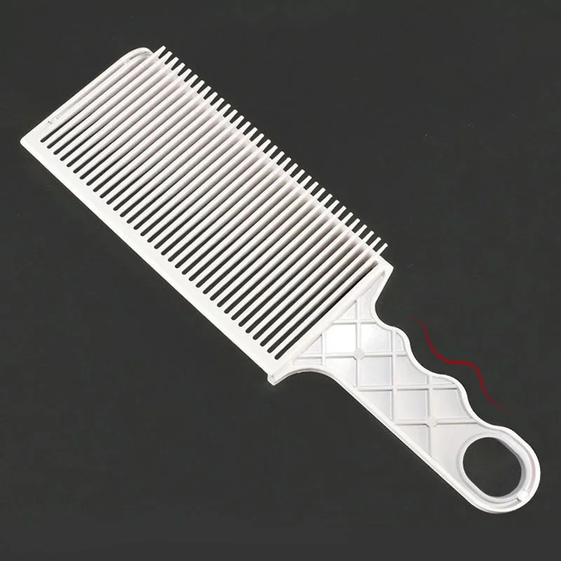 Fading Comb Barber Clipper Blending Flat Top Hair Cutting Comb For Men Heat Resistant Fade Brush Professional Salon Styling Tool