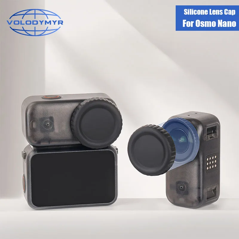 

VOLODYMYR Lens Cap for DJI Osmo Nano Anti Drop Anti-scratch Silicone Protective Cover Lightweight Case Camera Accessories
