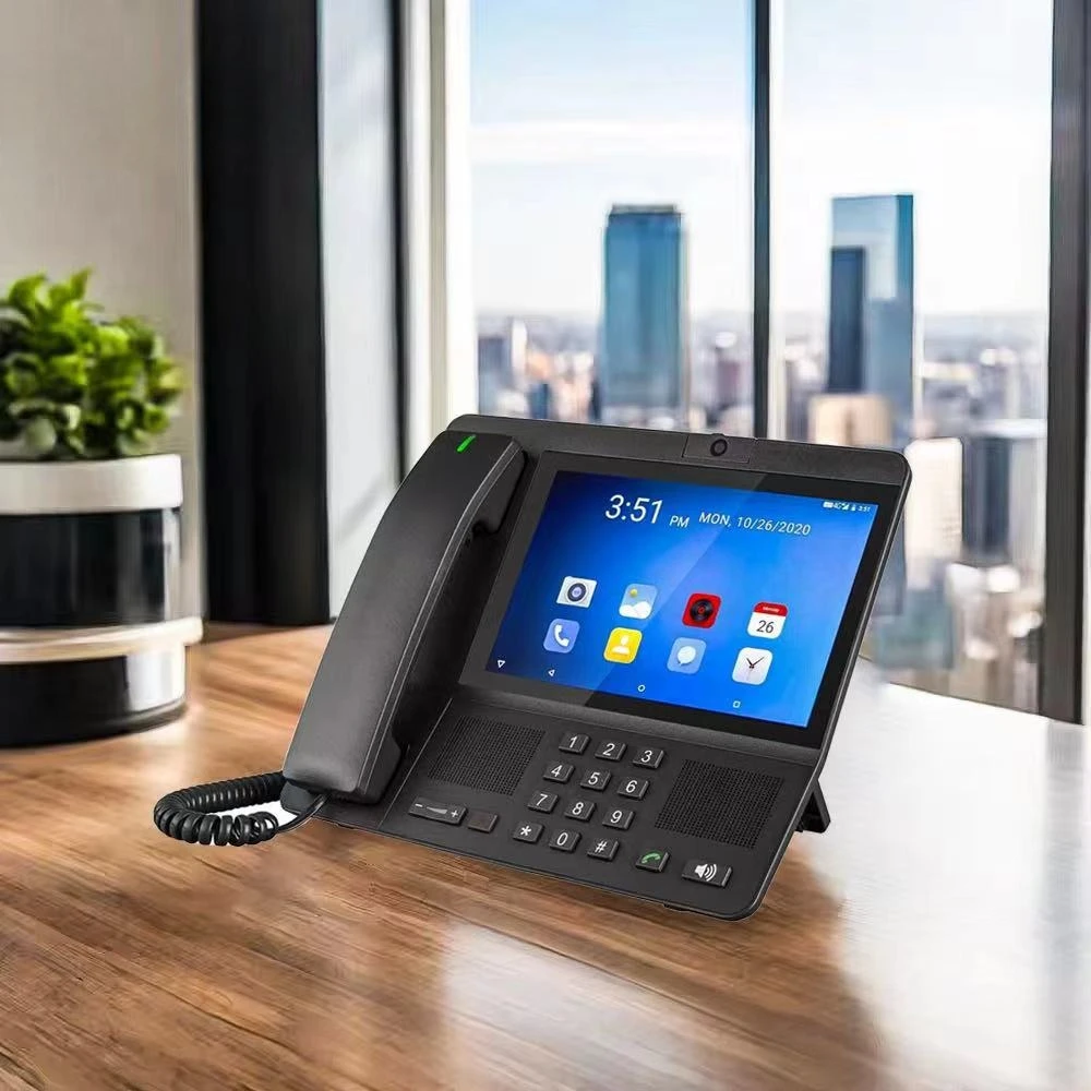 Lte 8 Inch Touch Screen Android Fixed Wireless Desktop Phone  Cordless Telephone With Wifi BT and HD Voice LS830 4G Business