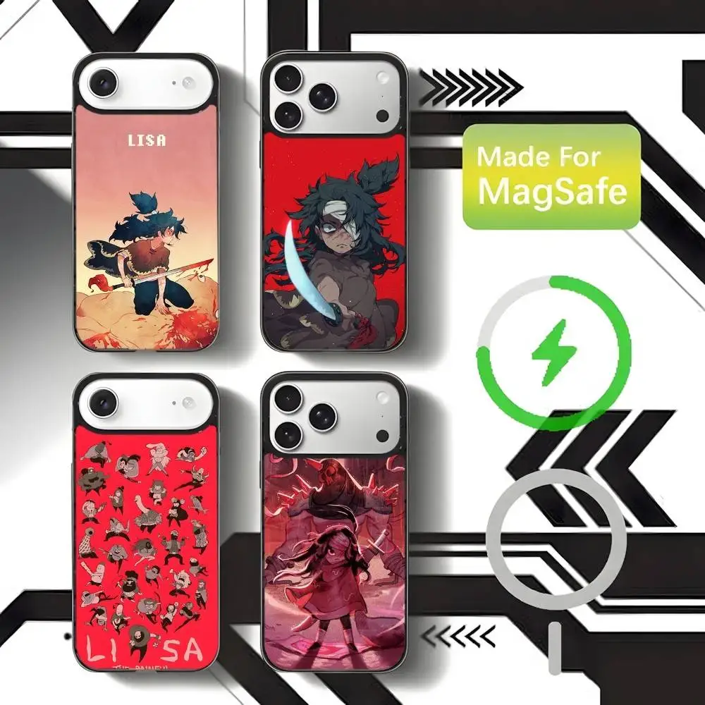 

Game L-Lisa The Joyful Phone Case For iPhone 17,16,15,14,13,12,11,Pro,Max,Plus,Mini,SE4,E Magnetic Magsafe Wireless Charging