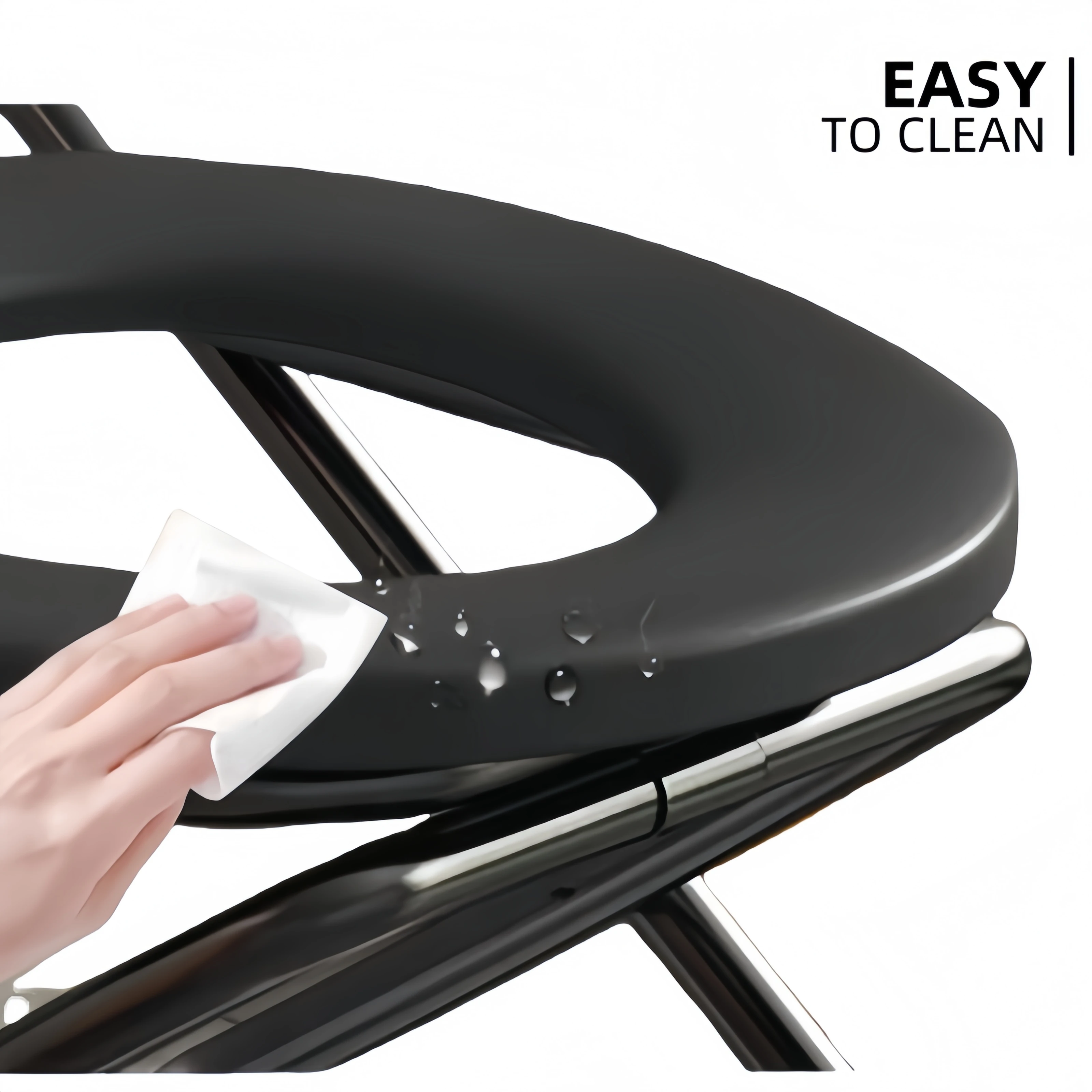 1 مرحاض قابل للطي على شكل حرف O، خالي من الصدأ، يحمل 250 رطلاً، سهل التنظيف، مناسب للنساء المسنات والحوامل، يمكن استخدامه كقعد حمام