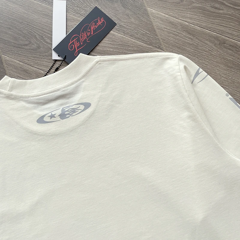 HS Minimalistisches Print-Freizeit-Langarm-T-Shirt für Männer und Frauen in drei Farben – Detail 23