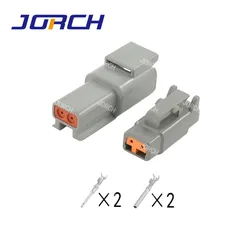 10 Sets Deutsch DTM 2Pin DTM06-2S/ATM06-2S DTM04-2P/ATM04-2P Waterproof Electrical Connector Inlet Air Temperature Sensor Plug