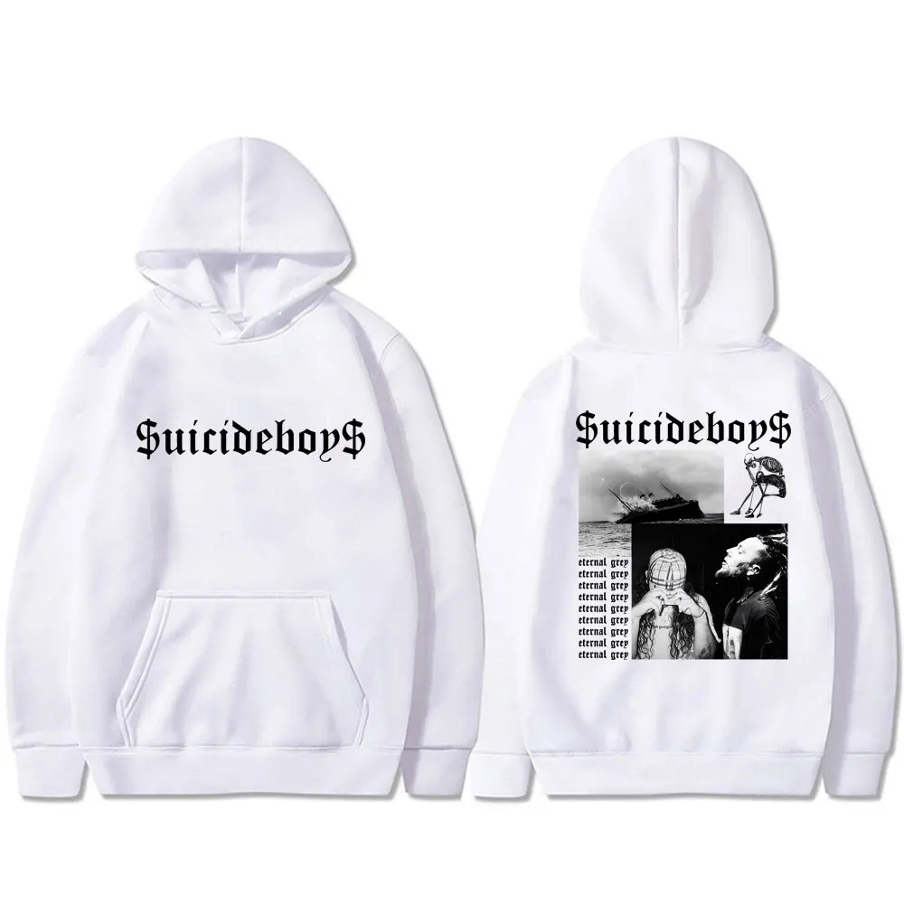 Suicideboys G59 Eternal Grey Album Hoodie Fashion Hip Hop Punk Long Sleeve Men Women Gothic Fleece Loose Hipster Sweatshirt Male