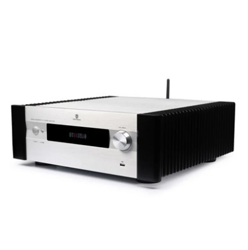 الفائز AD-86D HIFI متعدد الوظائف 2 قناة فائق الفئة أ عالية الطاقة مكبر كهربائي مع AD-1955 فك 400 واط/8 أوم
