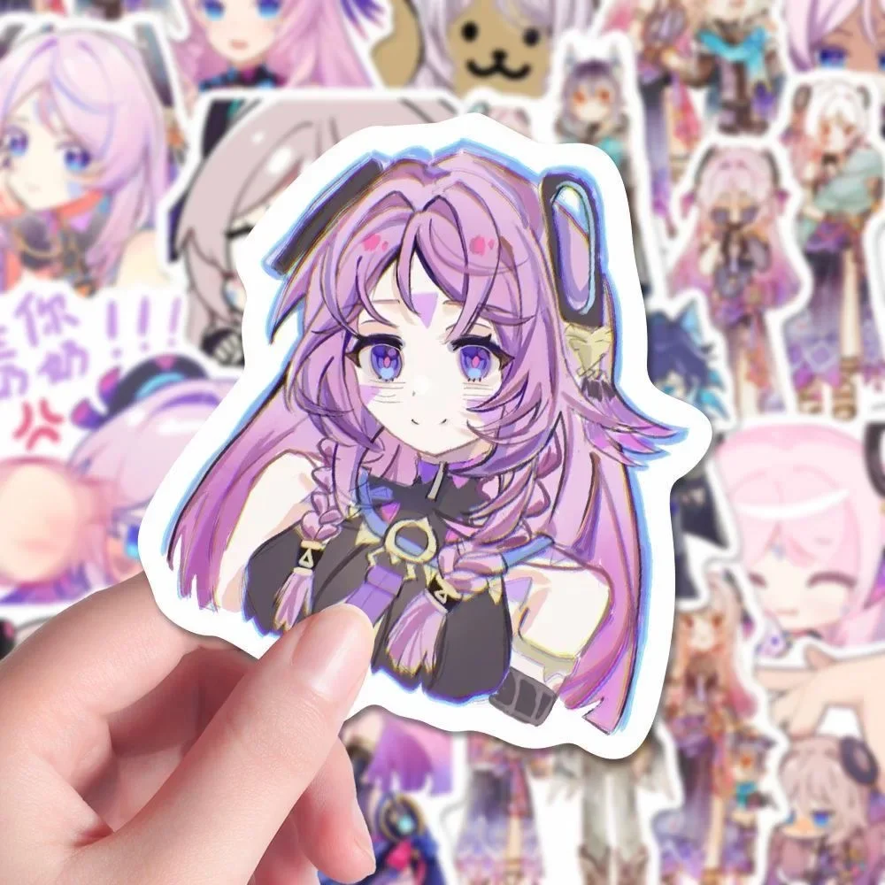 Anime Genshin Impact Citlali gafas taza pegatina motocicleta guitarra teléfono celular pegatinas juguete estudiante libro pegatinas ornamento regalo