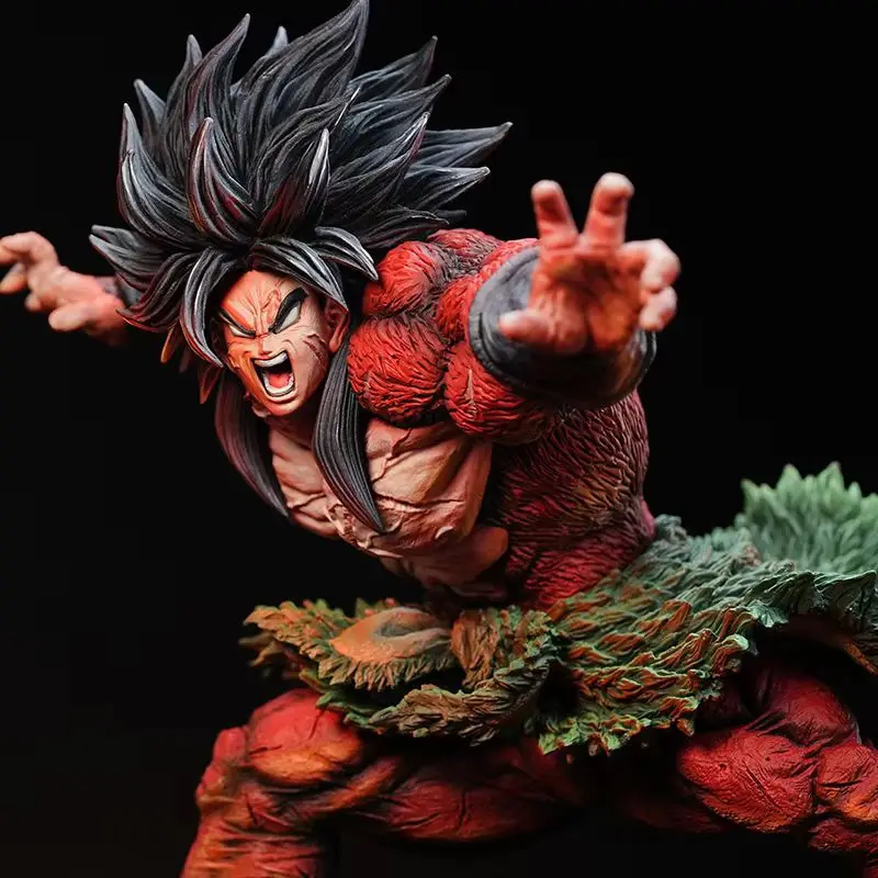 Figurka Dragon Ball Broli Super Saiyan 28cm Ręcznie Robiona Model Postaci Animacyjnej Statuetka Kolekcjonerska Dekoracja na Biurko Prezent