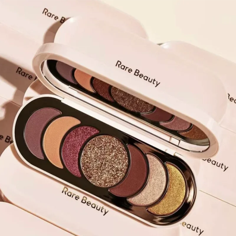 Rare Beauty New 7-color Eyeshadow Palette Rose Pink Color Pearly Matte Glitter Eyeshadow Pallete Shiny Eye Shadow Eye Pigments