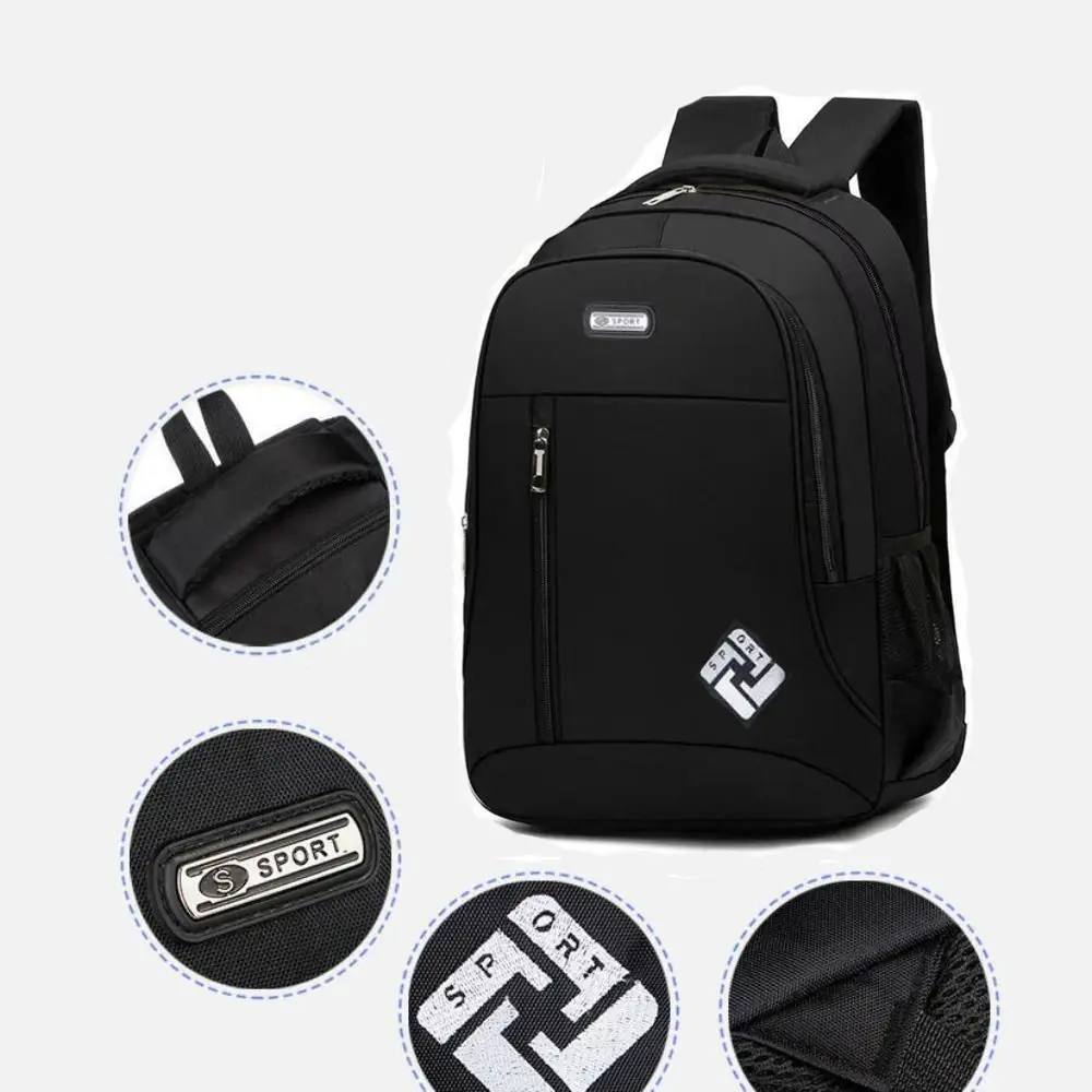 Practical Oxford Backpack Waterproof Large Capacity Casual Bag Men's Backbag Men