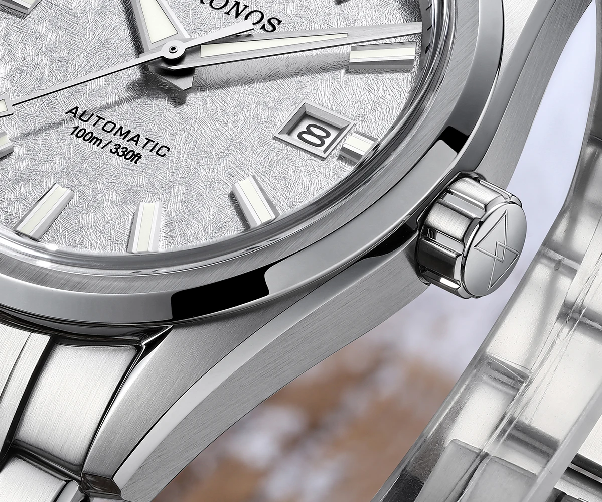 Cronos 39mm Texture Luxury Men Business Dress Watches Miyota 9015 PT5000 Automatic Mechanical Waterproof 100m L6040 Wristwatch