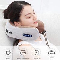 Electric Neck Massager Vibration U Shaped Pillow Multifunctional Shoulder Cervical Massager Heating  Relax Massage Pillow