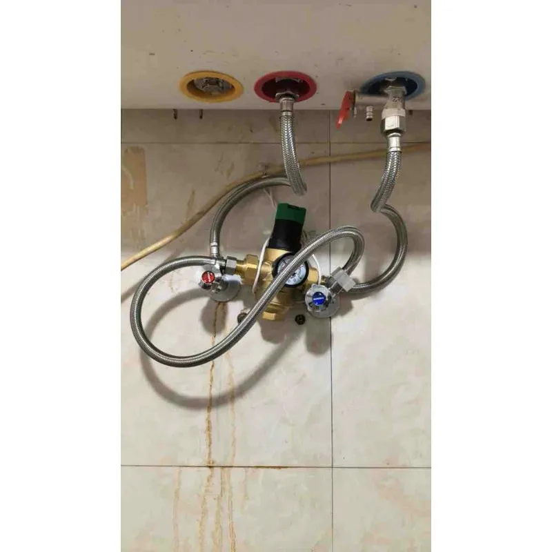 

Редукционный клапан водопроводной воды Honeywell в одном стиле, латунный редукционный клапан с двойной прямой трубой