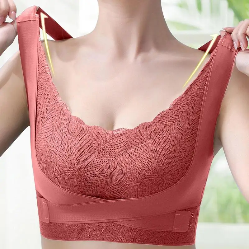 Lymphatic Bra Shaping Wireless Silky Bra Full-Coverage T-Shirt Bra Full-Coverage T-Shirt Bra Shaping Wireless Silky Bra For Dail