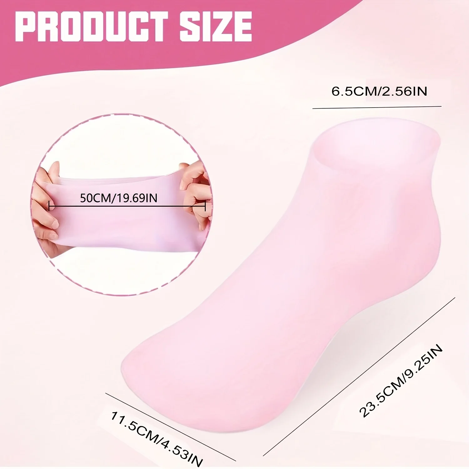 ชุดซิลิโคนให้ความชุ่มชื้น 3 ชิ้นสำหรับใบหน้ามือเท้าพร้อมมาส์กหน้าแบบใช้ซ้ำได้, ถุงมือดูแลเล็บนุ่มถุงเท้าให้ความชุ่มชื้น