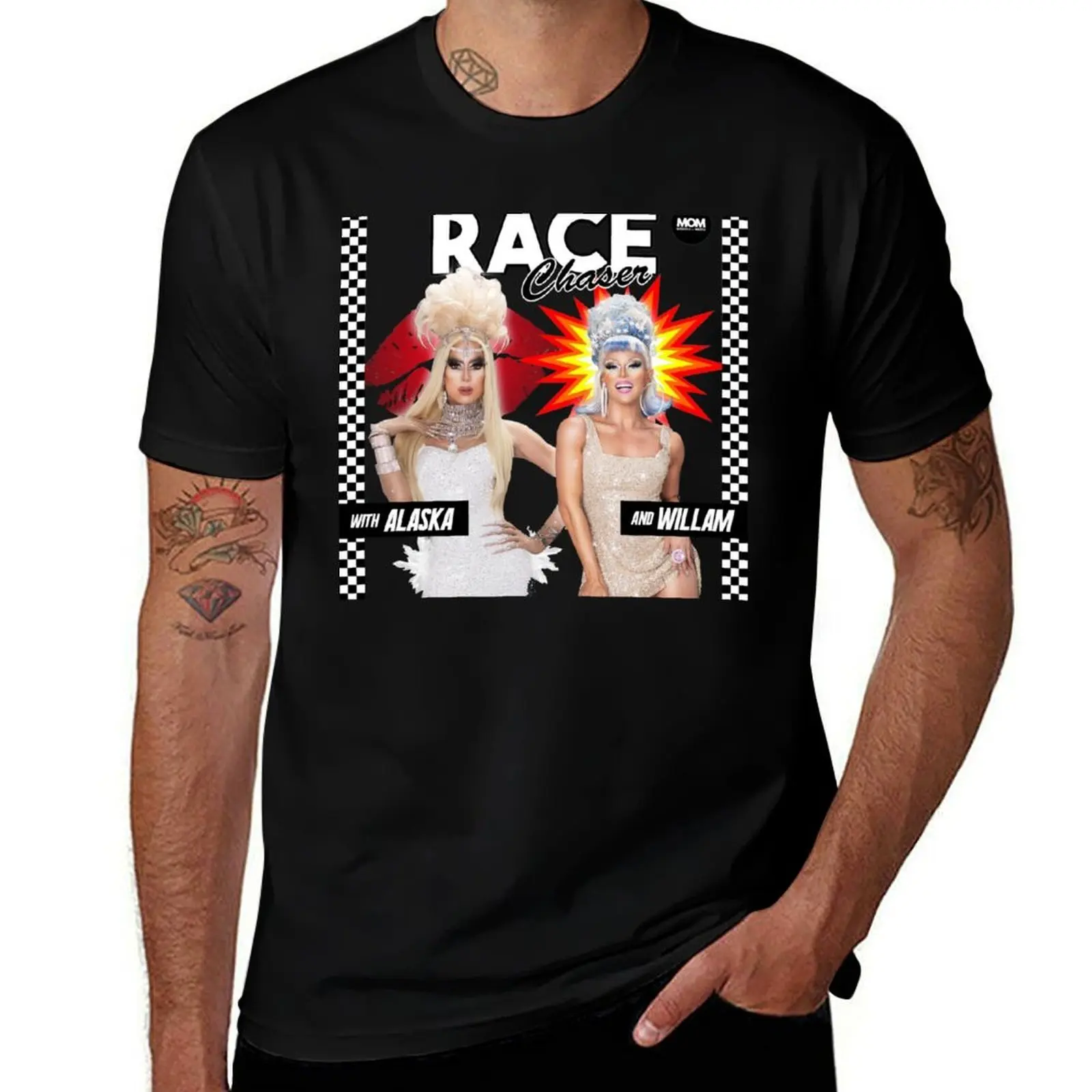 Race Chaser All Stars 7 Willam Alaska T-Shirt t shirt men 100% cotton luxury brand T-Shirt