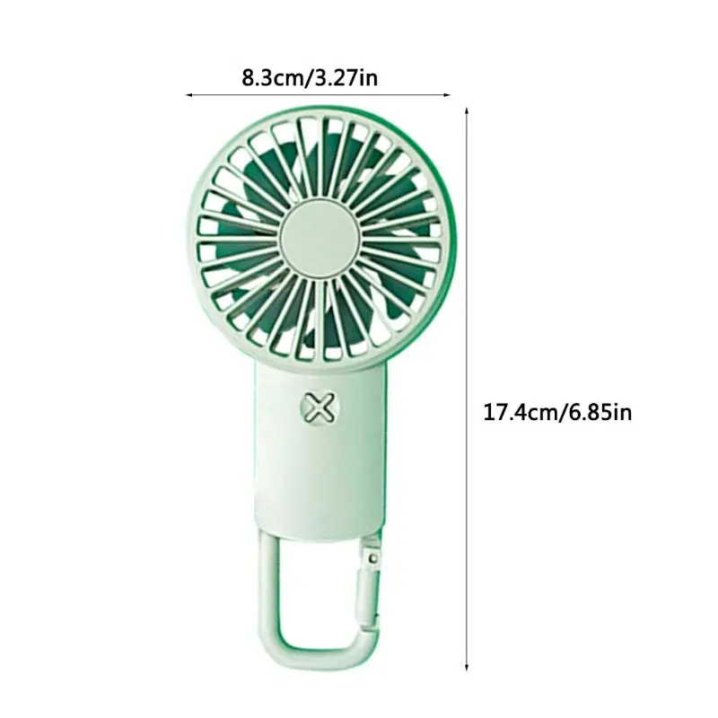 Ручной мини-вентилятор USB Настольный тихий вентилятор 3 скорости Персональный охлаждающий вентилятор с подставкой для телефона