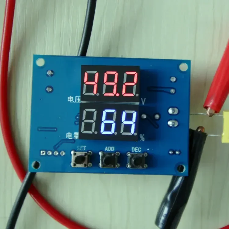 DC Voltage Power Indicator Power Module Percentage Display Remaining Voltage Power