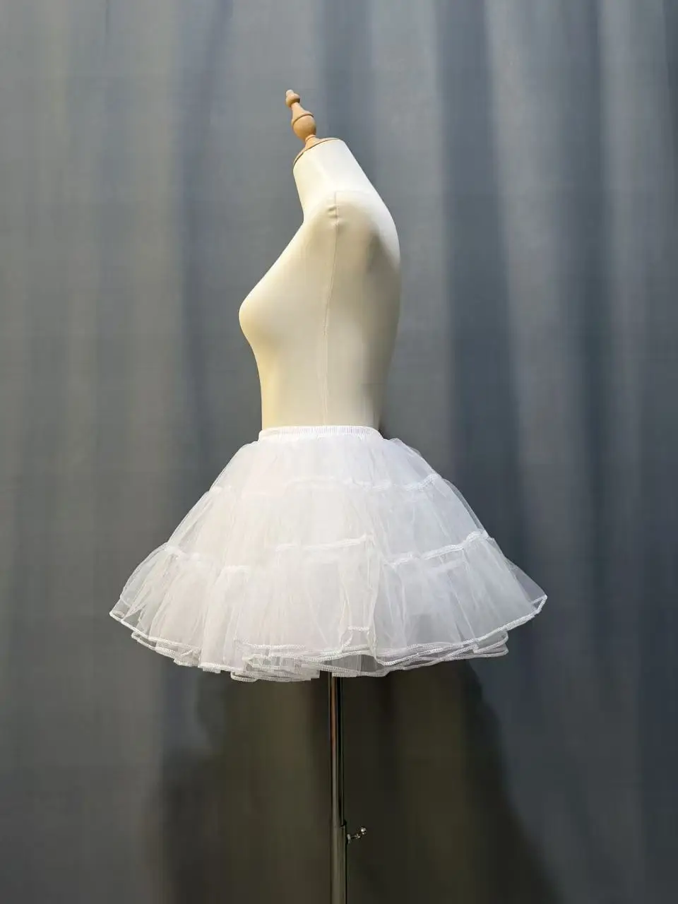 Lolita Skirt Support Violent Lolita Boneless Skirt Support Glass Yarn/organza Wedding Dress Petticoat Can Be Worn Outside image 4