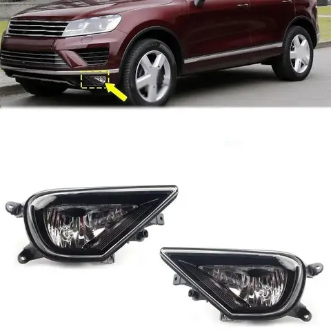7P6941699G 7P6941700G Front Bumper For Volkswagen Touareg 2016 2017 2018 Fog Lamp Assembly With Bulbs Auto Parts Accessorie