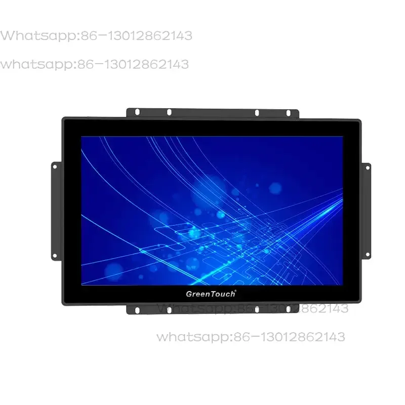 monitor capacitivo toque à prova d'água monitor de toque industrial de 15,6
