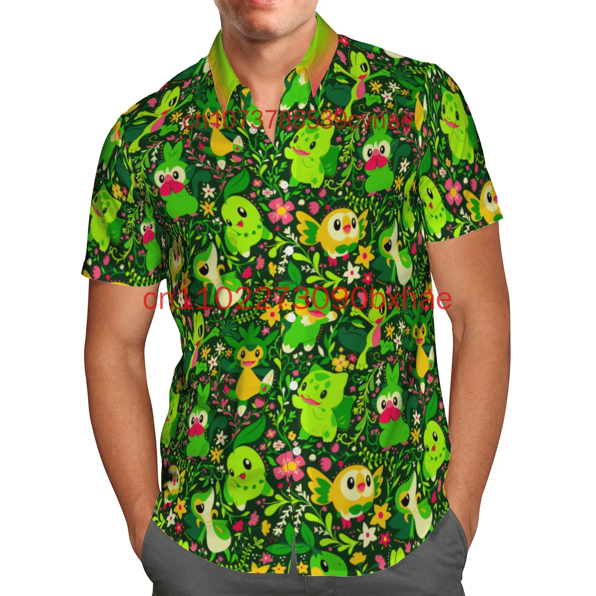 pokemon-charmander-camisa-de-praia-tropical-verao-retro-praia-botao-masculino-feminino-e-infantil-camisa-havaiana