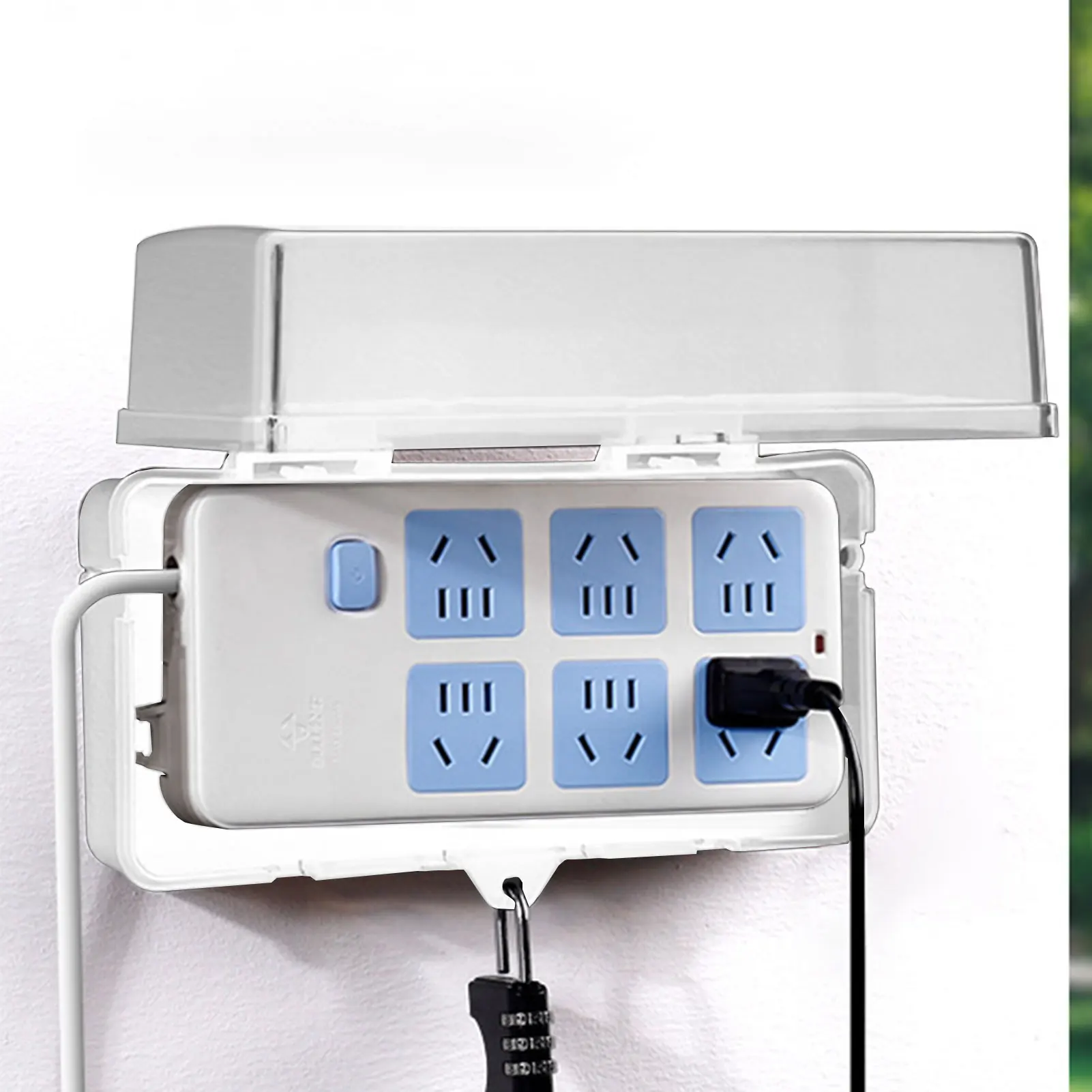 Outdoor Electrical Boxes Outdoor Power Strip Storage Cable Management Box Multifunctional Rain-Proof Weather Proof Plug Box