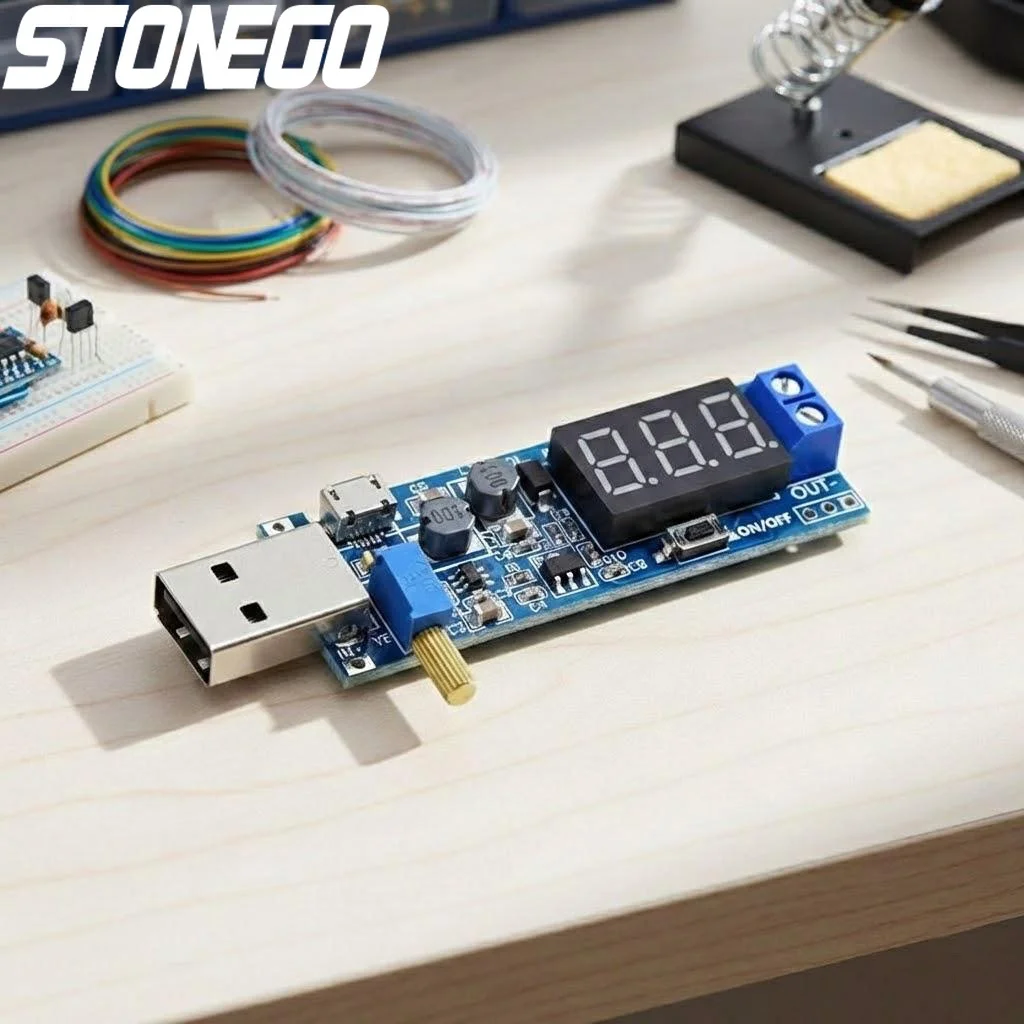 Adjustable 5V to 24V USB Step Up Down Power Supply Module Boost Buck Converter for Home Electrical Devices