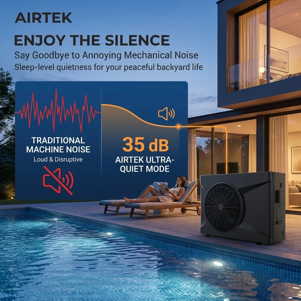7kw 10kw 16kw 18kw 21kw 25kw R32 DC Inverter Pool Spa Heat Pump Swimming Pool Heat Pump