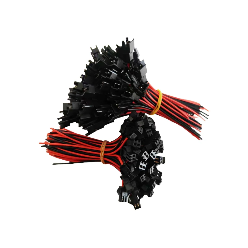 10 Pairs 10CM JST SM 2 Pins Plug Male and Female Wire Connector Wire Connector Cable Pigtail Plug For LED Strip Light Tape Lamp