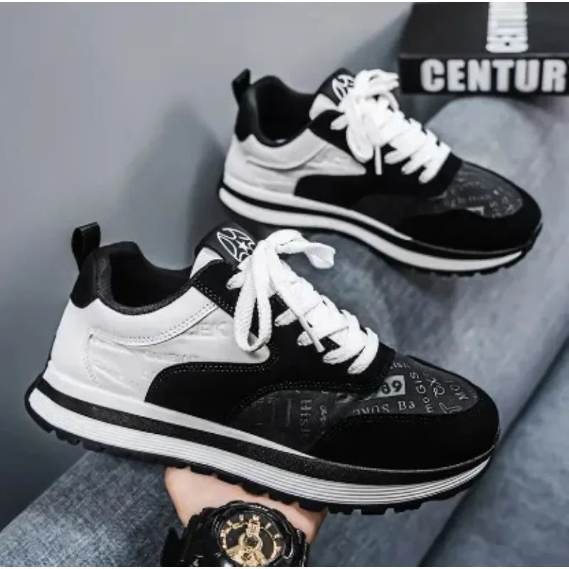 

Men's Casual Sports Shoes Fashionable All-Match Low-Top Trendy Spring Autumn New Style Agan Men's Shoes Rubber Sole