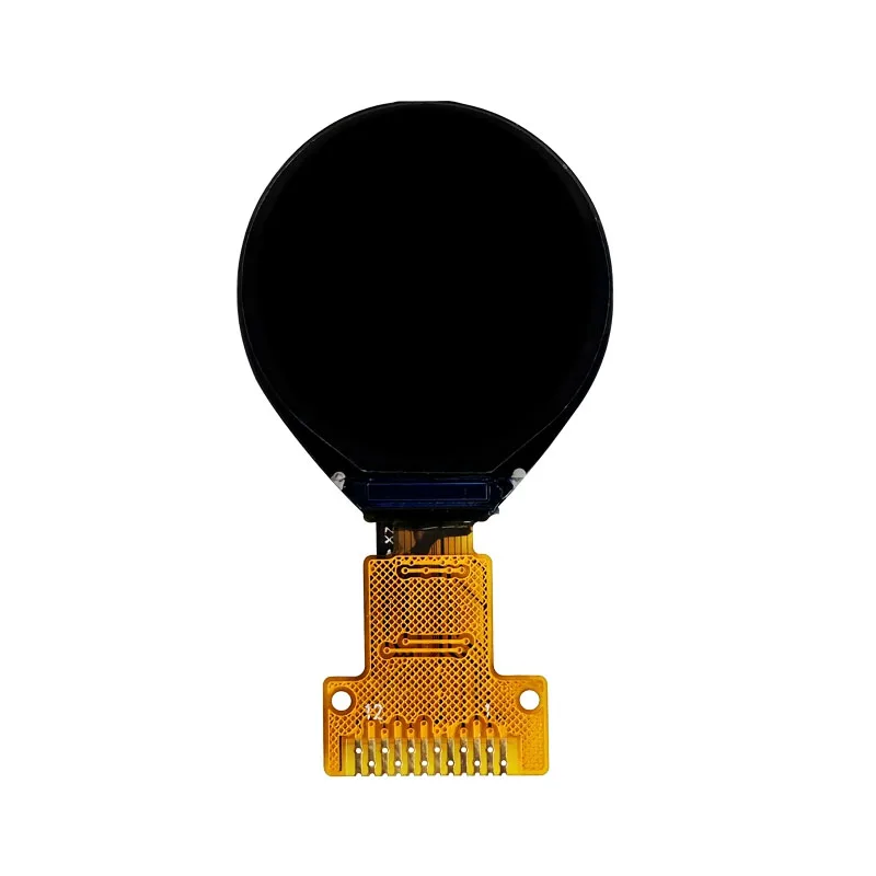 0.71 インチ丸型 TFT LCD ディスプレイ - GC9D01 ドライバー、160x160 解像度、SPI インターフェイス、フルカラー (円形スクリーン)