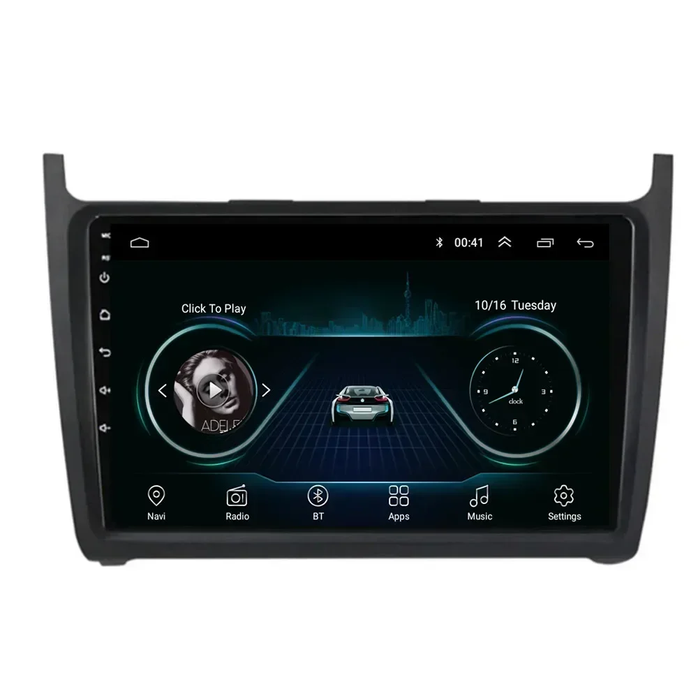 マルチメディアビデオプレーヤー付きカーステレオ,Android 13,2ディン,ラジオ,DVD, GPS, 5g,wifi,カメラ,DSP,CarPlay,フォルクスワーゲンポロ,5セダン,2008-30