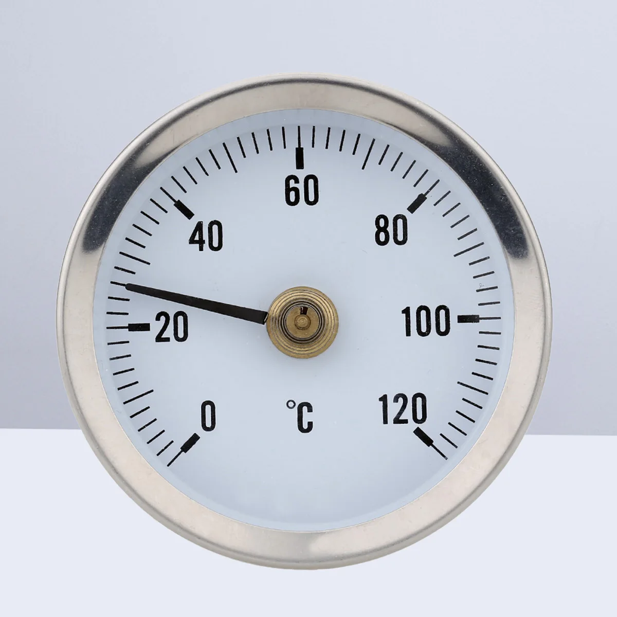 

63mm Industrial Pipe Thermometer Spring Clip Two Metal Thermometer Gauge for Conditioner Oil Tank